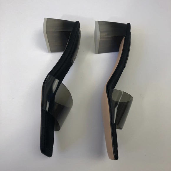 Good American Block Heel Slide Sandals Women's Size 8 - Picture 11 of 12